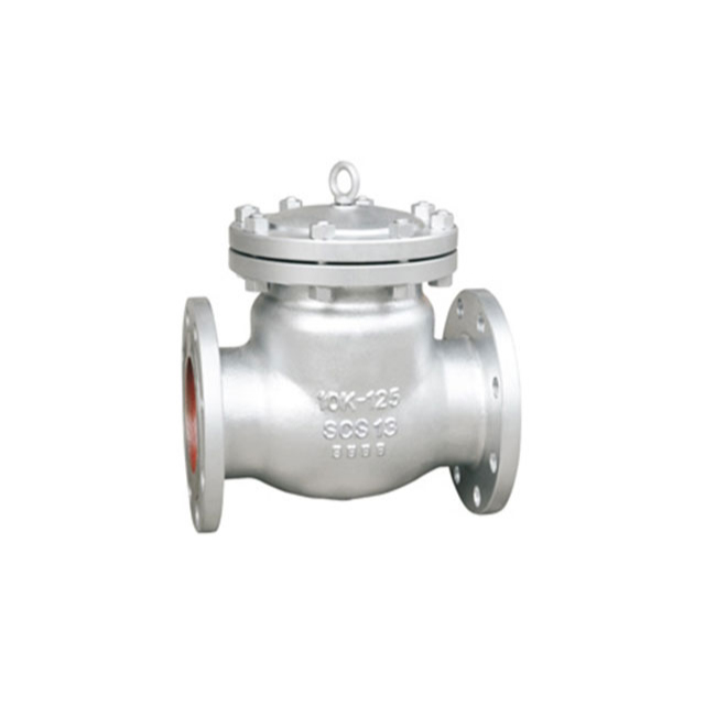 JIS Flange Chuma cha pua Angalia Valve