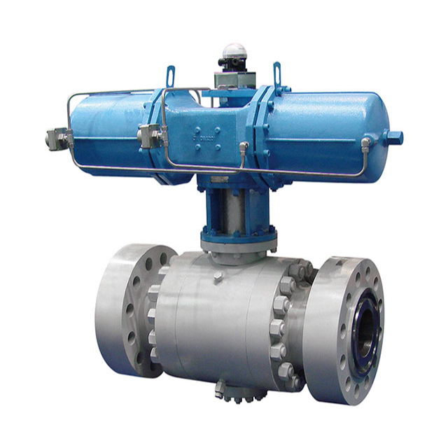 API 3PC Flange Vali ya mpira ya chuma iliyoghushiwa