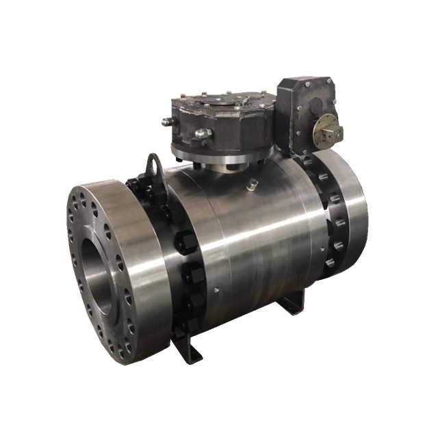 Valve ya Mpira wa Sehemu ya Flange